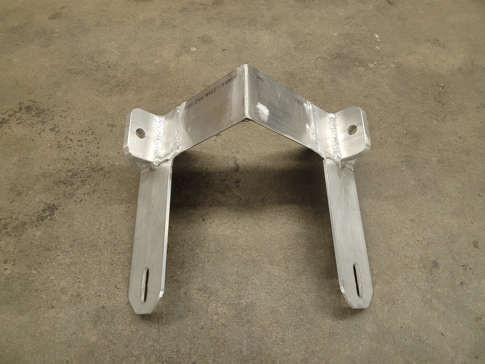 Universal Dock Aluminum Dual Weld Lug Guy Cable Bracket (Corner Mount)