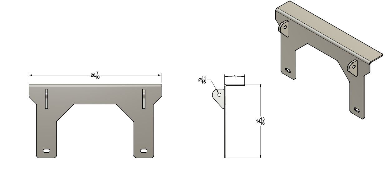 Universal Dock Aluminum Dual Weld Lug Guy Cable Bracket(Fascia Mount)