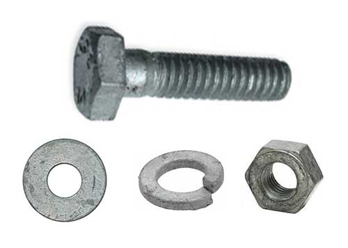 Hex Bolt Sets- Galvanized Steel