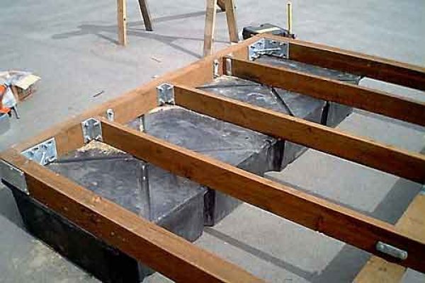 Cedar Frame Wood Docks By OMC