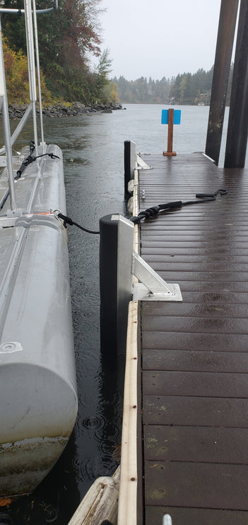 HD Aluminum Vertical Fender Bracket Assembly EZ Dock HD 60" Vertical Fender Bracket Assembly