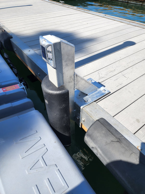 HD Aluminum Vertical Fender Bracket Assembly EZ Dock HD 60" Vertical Fender Bracket Assembly