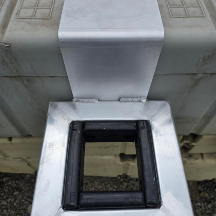 EZ DOCK  PILE BRACKET FOR 4X4" POST (INCLUDES EZ DOCK ATTACHMENT HARDWARE)
