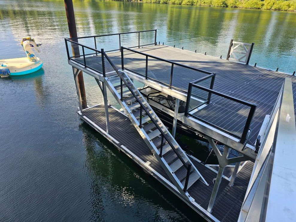 Aluminum Frame Docks by OMC