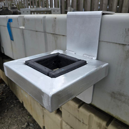 EZ DOCK  PILE BRACKET FOR 4X4" POST (INCLUDES EZ DOCK ATTACHMENT HARDWARE)