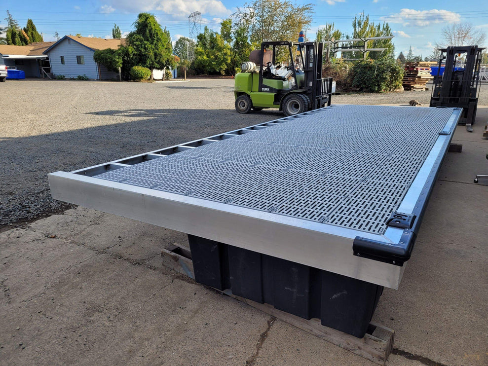 Aluminum Frame Docks by OMC