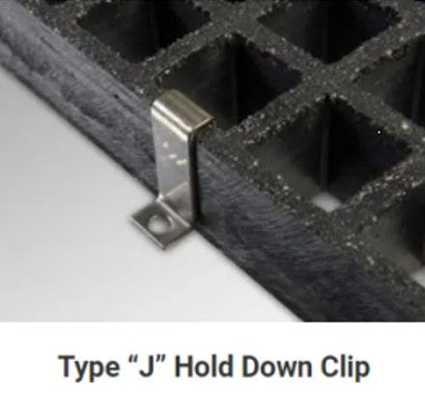 TYPE-J GRATING CLIP 1"