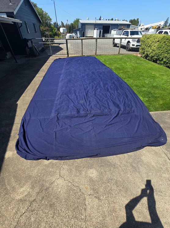 REPAIRED SUNSTREAM SUNBRELLA HOVER COVER CANVAS FOR FL10 FLOATLIFT (NAVY COLOR)