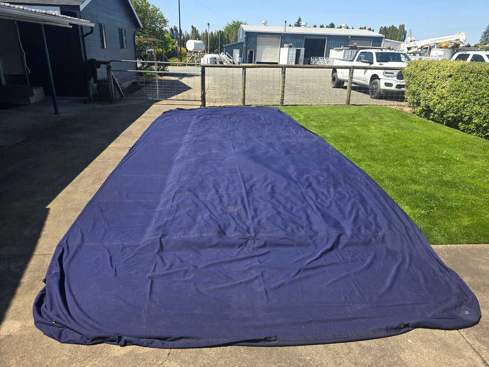 REPAIRED SUNSTREAM SUNBRELLA HOVER COVER CANVAS FOR FL10 FLOATLIFT (NAVY COLOR)