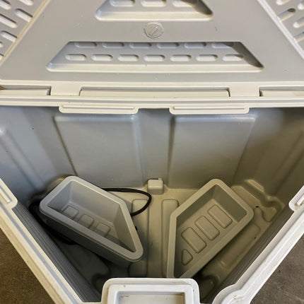EZ DOCK CORNER DOCK BOX W/ GUSSET (USED)
