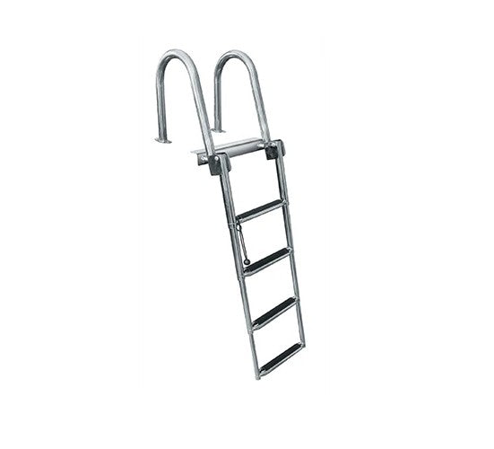 4 Step Stainless Telescoping Ladder for Standard Dock & EZ Dock