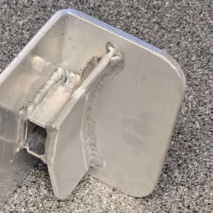 ALUMINUM HARDWARE CONNECTOR, WELD ON