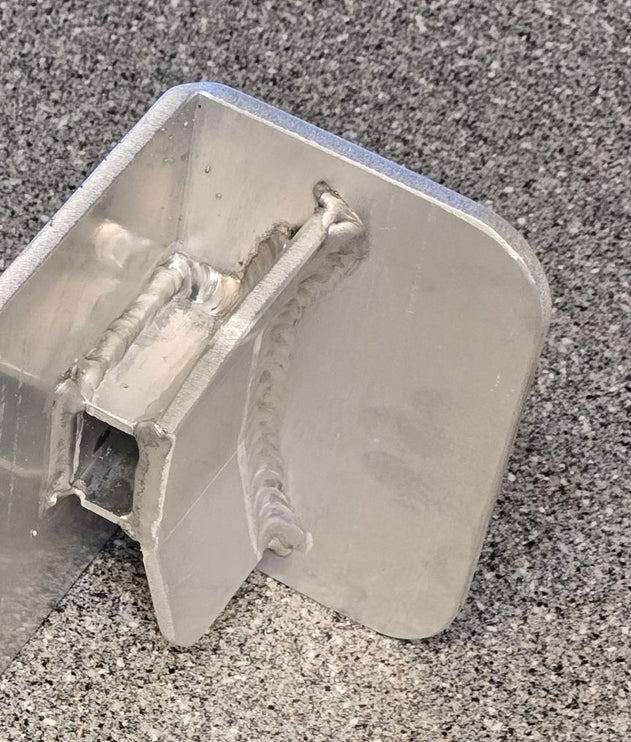 ALUMINUM HARDWARE CONNECTOR, WELD ON