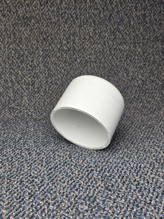 SURPLUS SCHEDULE 40  3" PVC PIPE CAPS