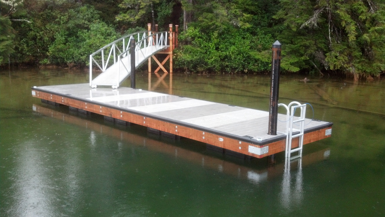 Cedar Frame Wood Docks By OMC