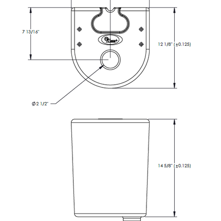 EZ Dock Pipe Bracket (Standard Duty)