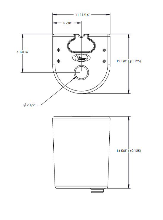EZ Dock Pipe Bracket (Standard Duty)