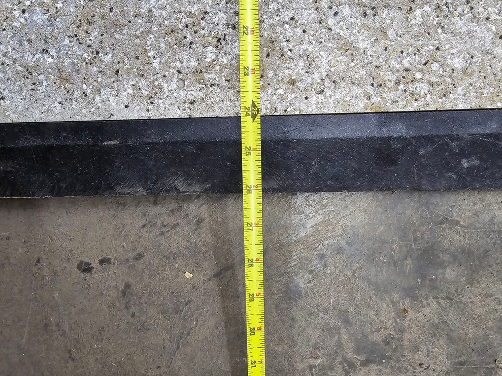 (USED) 35" W x 24"L Aluminum Transition Plate w/ Slip-Resistant Surface & UHMW Drag Edge