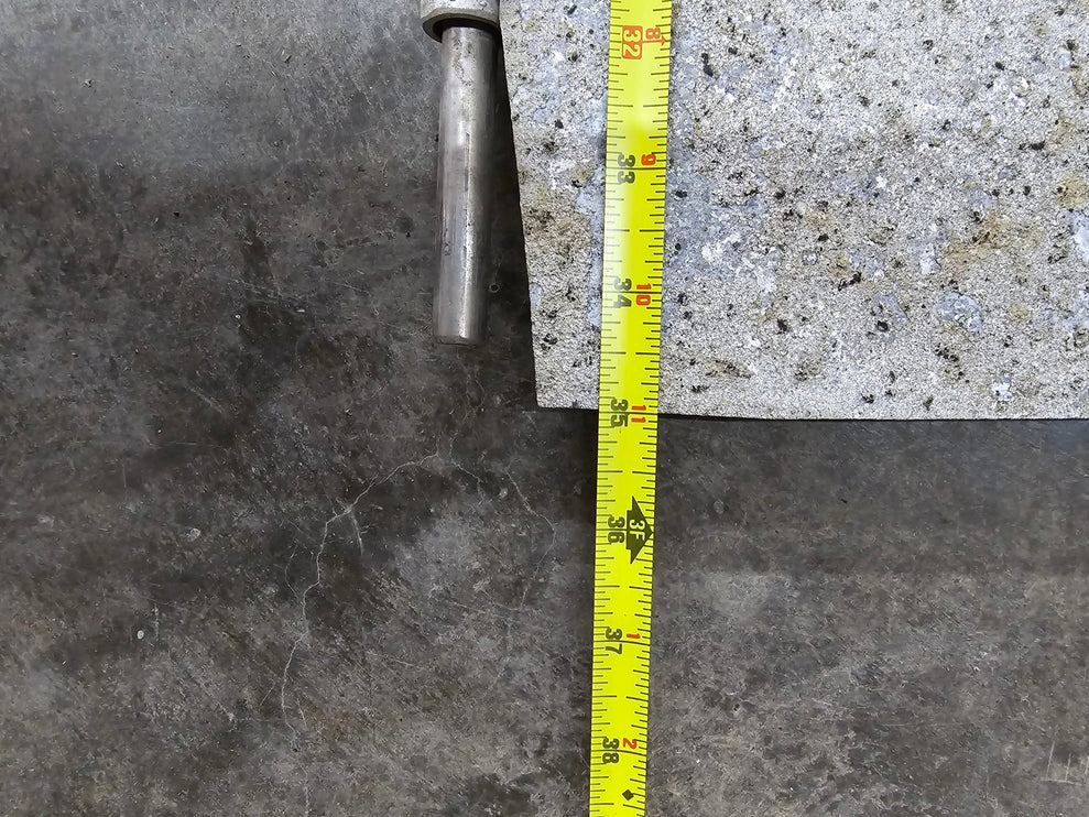 (USED) 35" W x 24"L Aluminum Transition Plate w/ Slip-Resistant Surface & UHMW Drag Edge