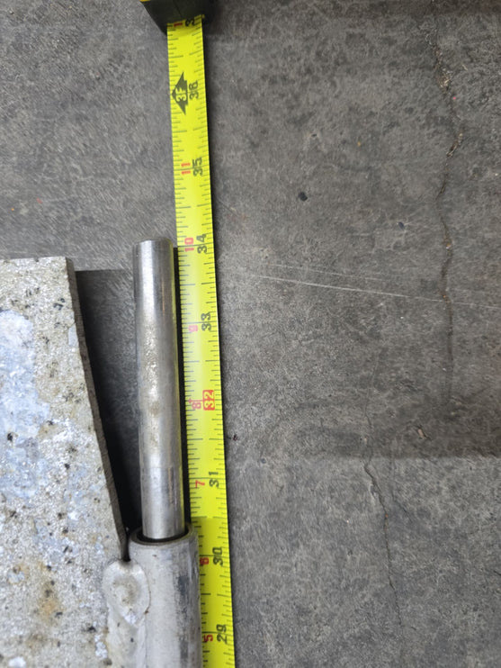 (USED) 35" W x 24"L Aluminum Transition Plate w/ Slip-Resistant Surface & UHMW Drag Edge