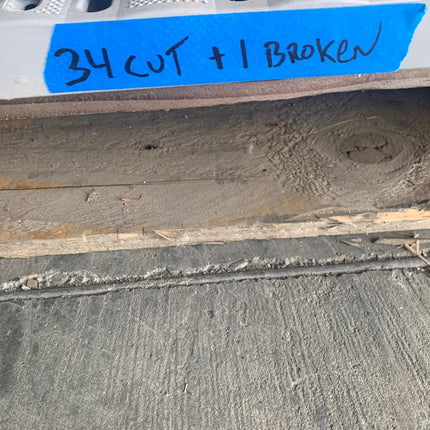 (USED) 1' X 2' TITAN DECK PANELS - GREY (55 PIECE PALLET)