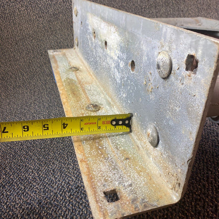 14" STEEL PILE BRACKET W/ RUBBER ROLLER ASSEMBLIES (REFURBISHED)