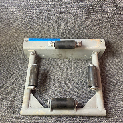 14" STEEL PILE BRACKET W/ RUBBER ROLLER ASSEMBLIES (REFURBISHED)