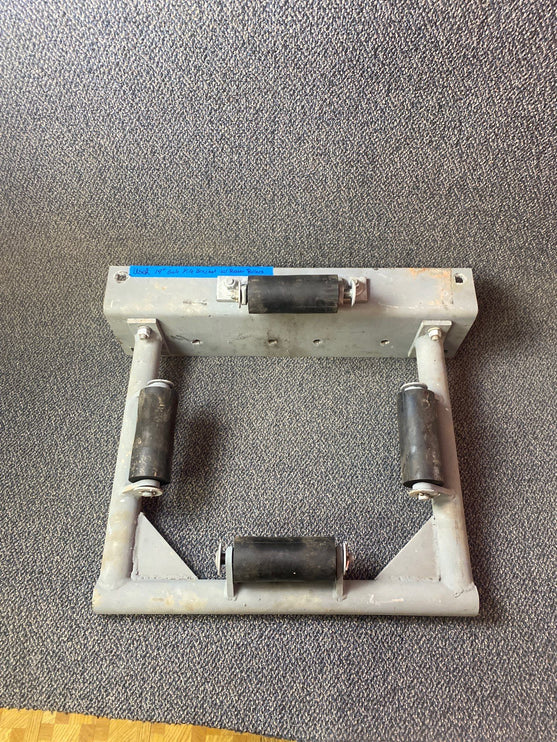 14" STEEL PILE BRACKET W/ RUBBER ROLLER ASSEMBLIES (REFURBISHED)
