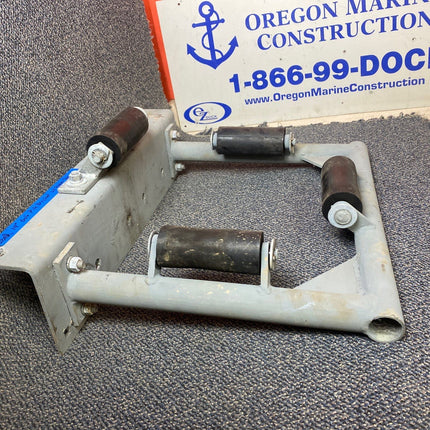 14" STEEL PILE BRACKET W/ RUBBER ROLLER ASSEMBLIES (REFURBISHED)