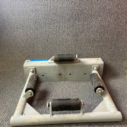 14" STEEL PILE BRACKET W/ RUBBER ROLLER ASSEMBLIES (REFURBISHED)