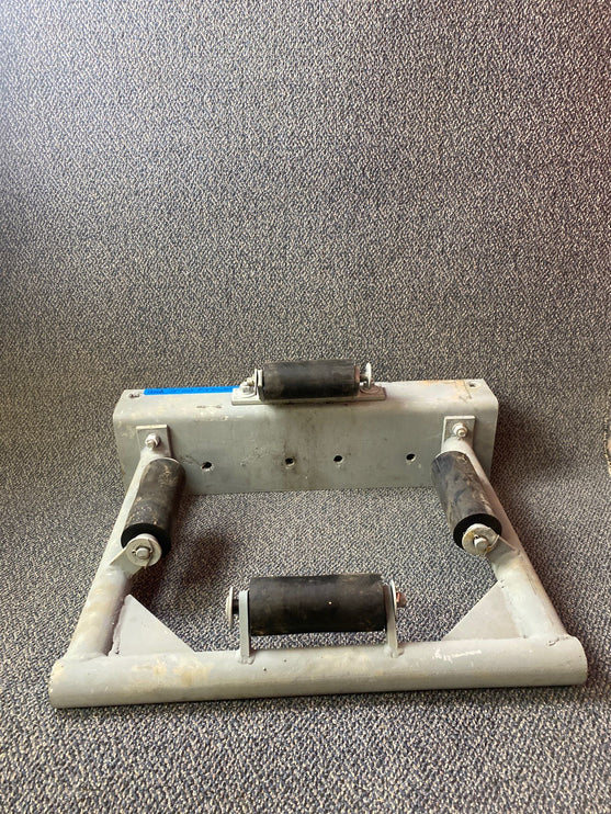 14" STEEL PILE BRACKET W/ RUBBER ROLLER ASSEMBLIES (REFURBISHED)