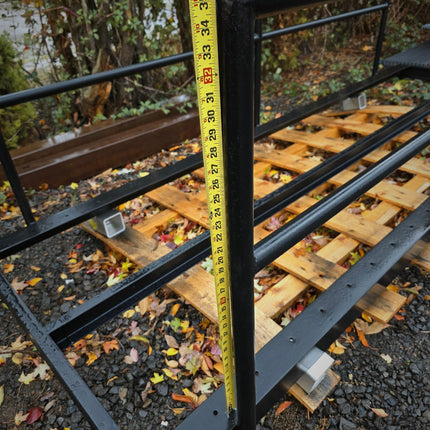 Used Steel Gangway, 4' x 12' w/ Steel Abutment Bracket (62")
