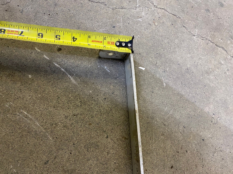 Used 13''x10'' Alluminum Rectangular Strap