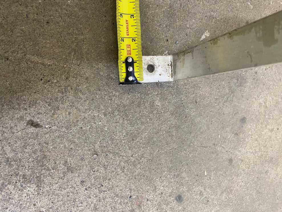 Used 13''x10'' Alluminum Rectangular Strap