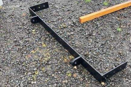 Used Steel Gangway, 4' x 12' w/ Steel Abutment Bracket (62")