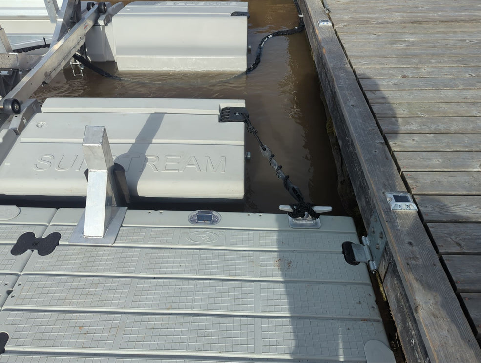 ALUMINUM HD CLEAT FOR EZ DOCK, 10"