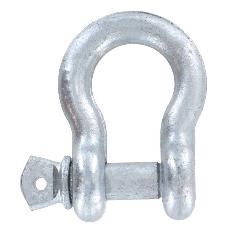 Screw Pin Shackle, 3/8" HDG