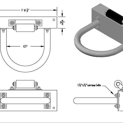 Hoop Pile Holders (Prefabricated)