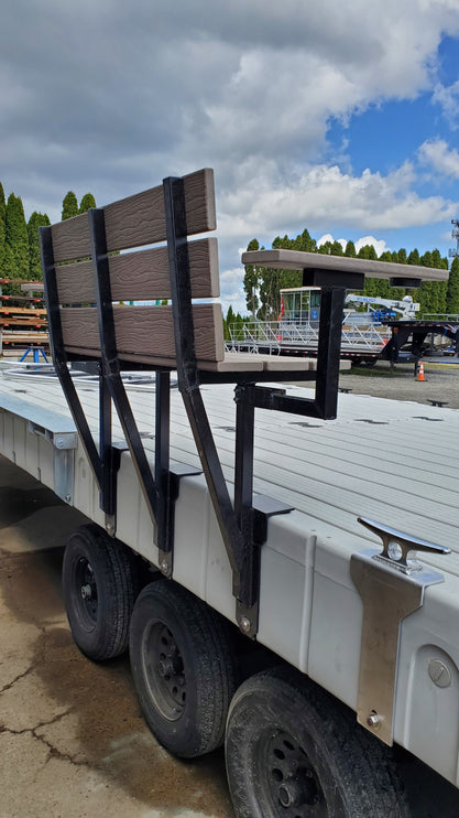 5’ Bench with arm rests (EZ Dock Mount)