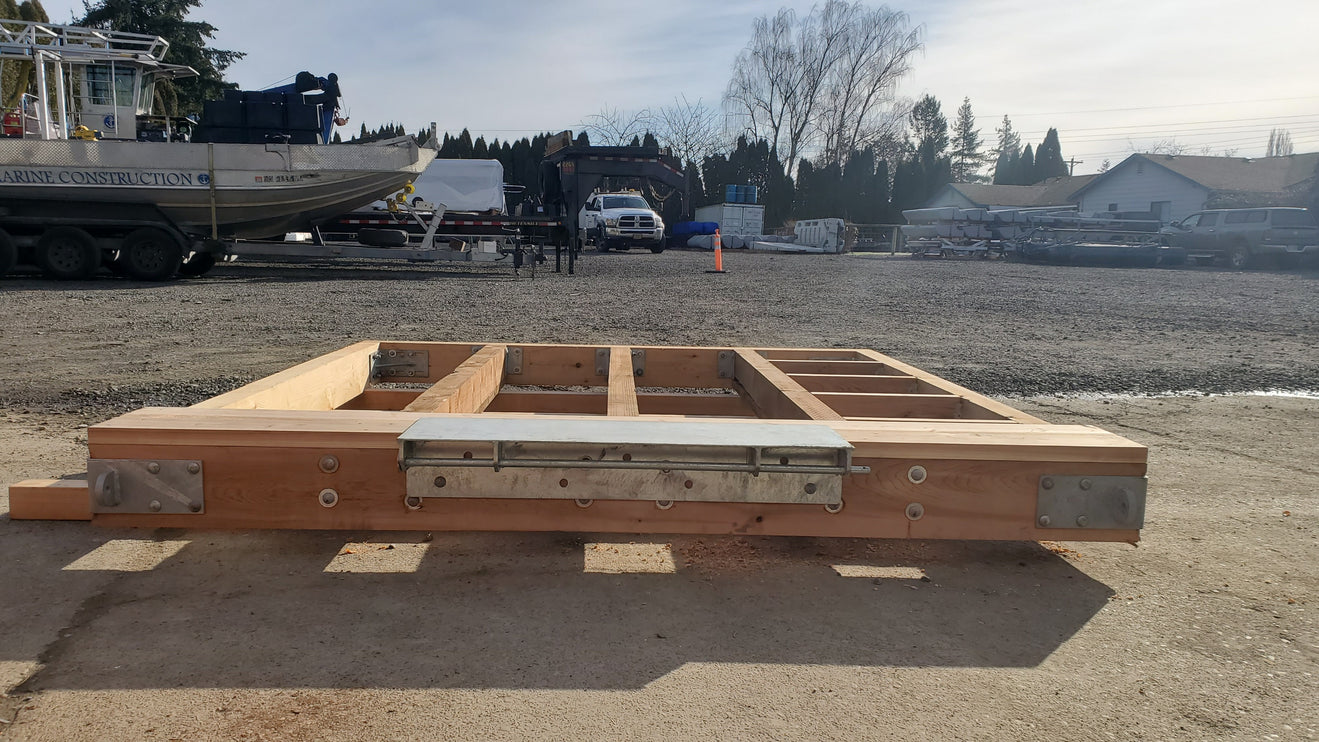 HDG STEEL ABUTMENT/ FLOAT HINGE BRACKET