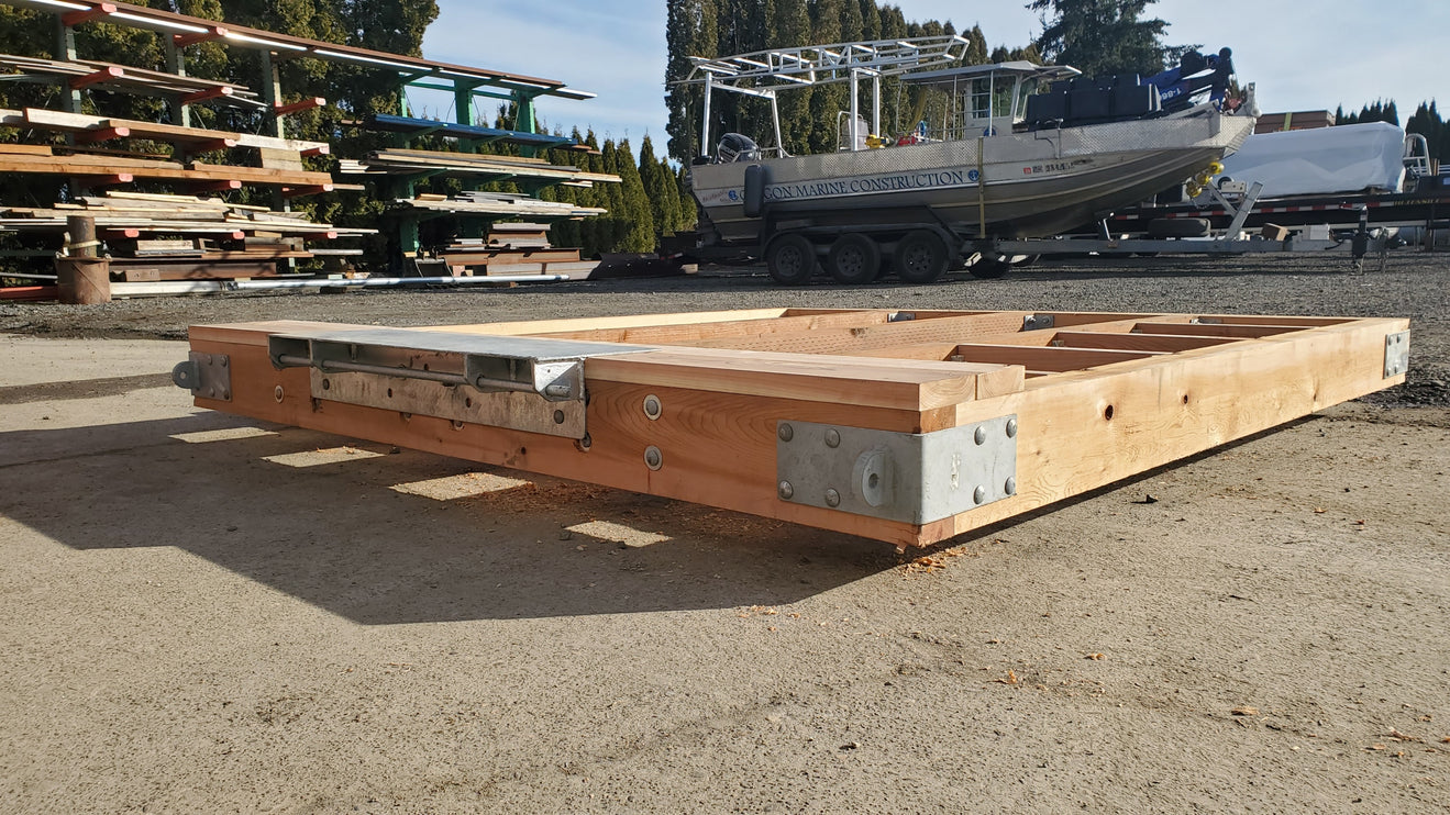 HDG STEEL ABUTMENT/ FLOAT HINGE BRACKET