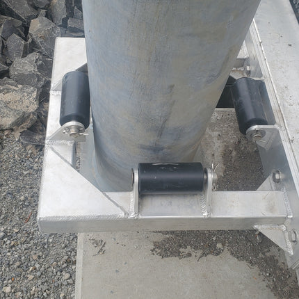 Aluminum Pile Brackets W/ Rollers