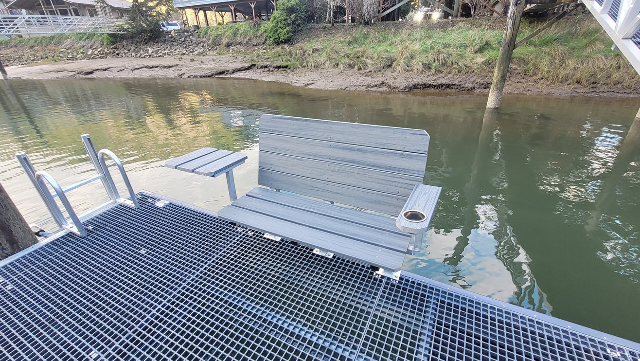 5’ Bench with arm rests (Universal Mount)