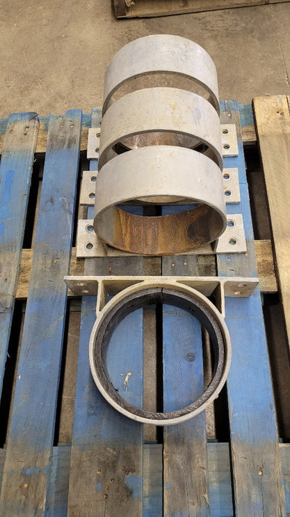 10" Galvanized Steel Pipe Holders-Used