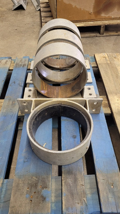 10" Galvanized Steel Pipe Holders-Used