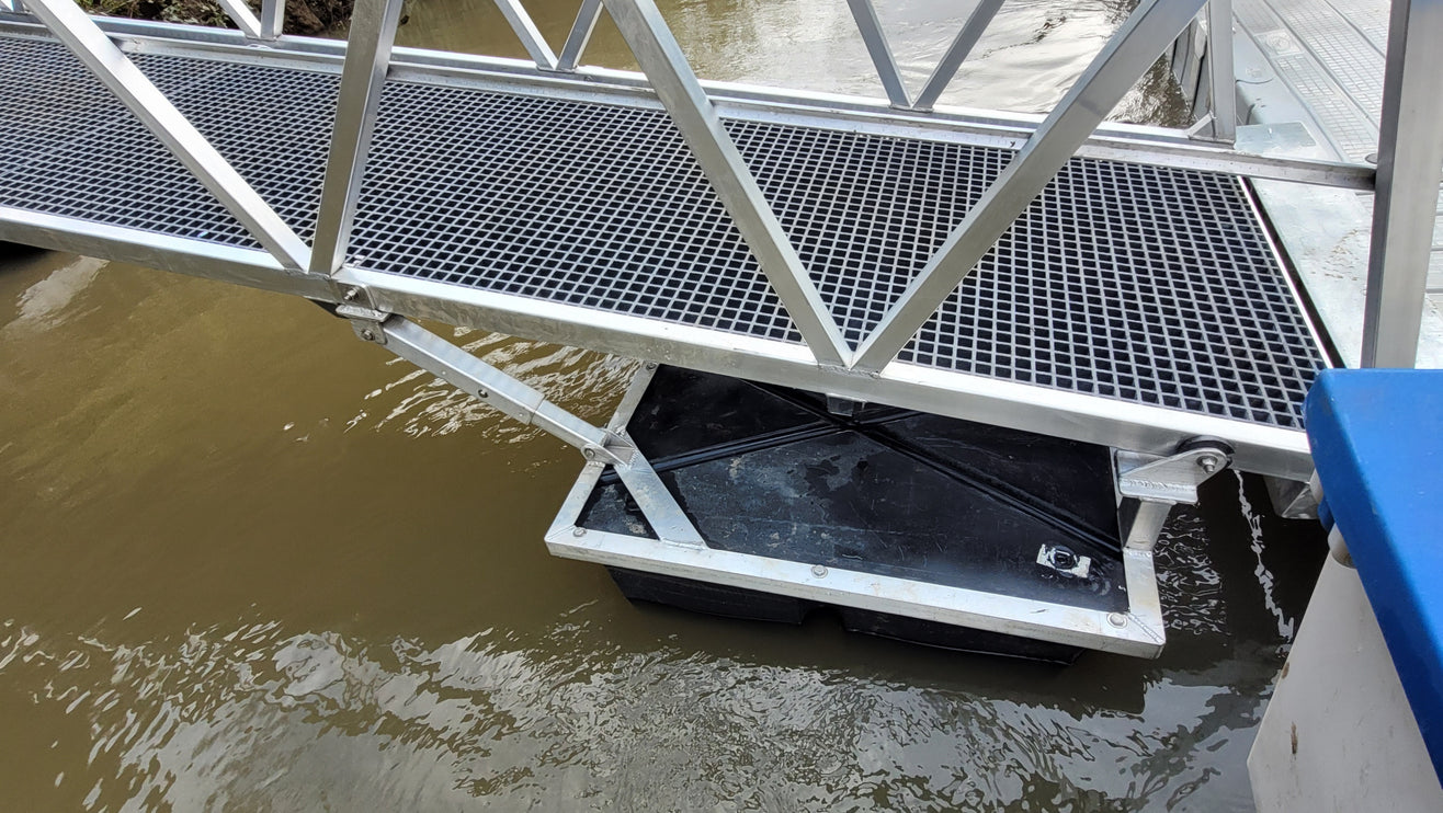 Adjustable Aluminum Float Cradle for Gangway