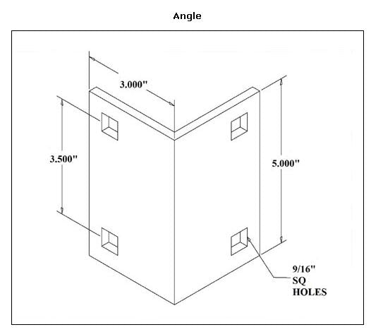 Dock Hardware - Angle Brackets