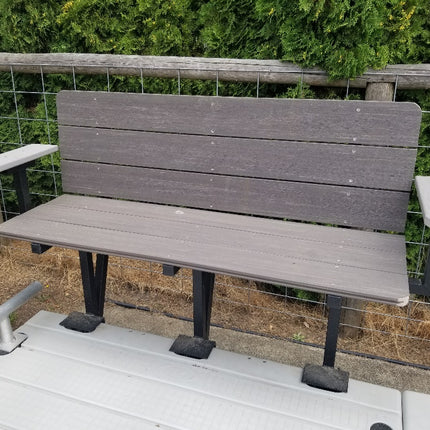 5’ Bench with arm rests (EZ Dock Mount)