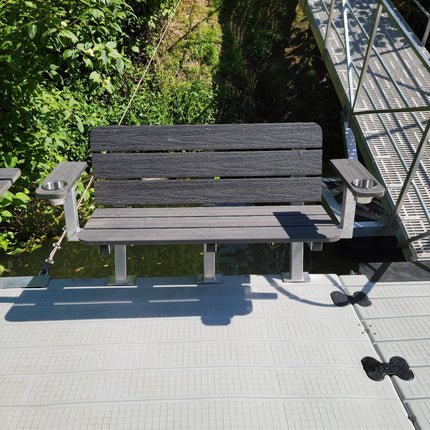 5’ Bench with arm rests (EZ Dock Mount)