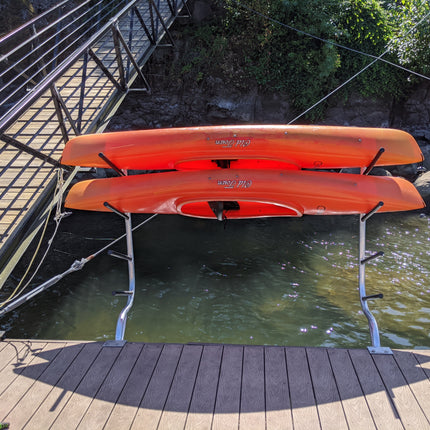 Offset Kayak Paddle Board Rack (2 or 4 Place/Universal Mount)